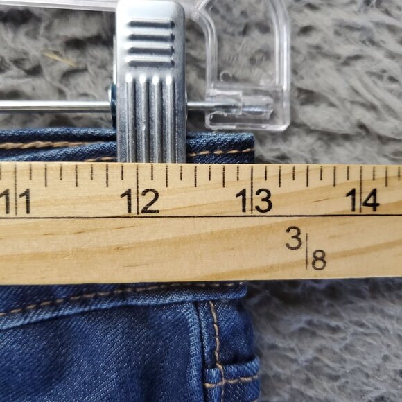 Old Navy Jeans Womens 10 Blue High-Rise Slouchy Straight Cropped Denim - Picture 4 of 11